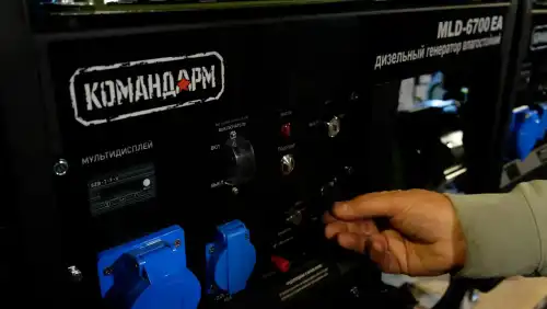 Дизельный генератор с разъемом под АВР