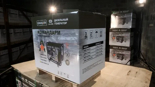 необходимая информация расположена на упаковке генератора